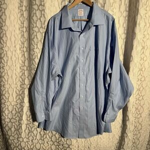 Brooks Brothers Long Sleeve Shirt  Madison Fit 20-37- Blue